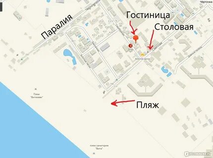 Паралия витязево на карте
