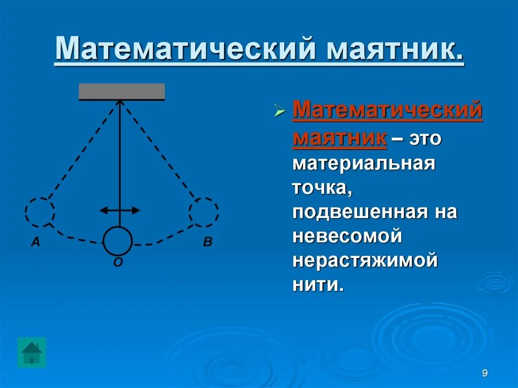 Какую систему называют математическим маятником