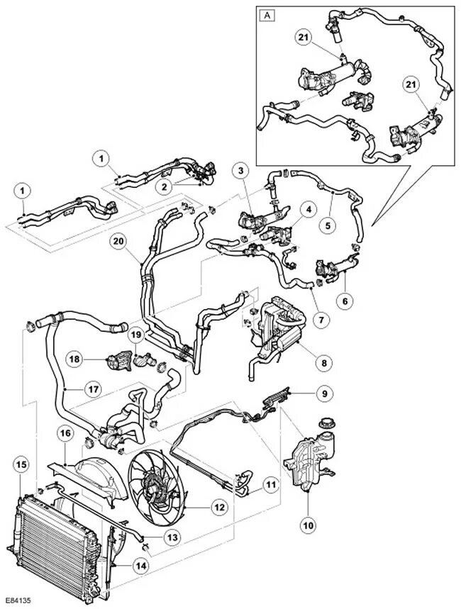 Схемы дискавери 3. Ленд Ровер Дискавери 3 система охлаждения двигателя. Клапан системы охлаждения Дискавери 3. Система охлаждения ленд Ровер Дискавери 4 3.0. Система охлаждения ленд Ровер 4.4.