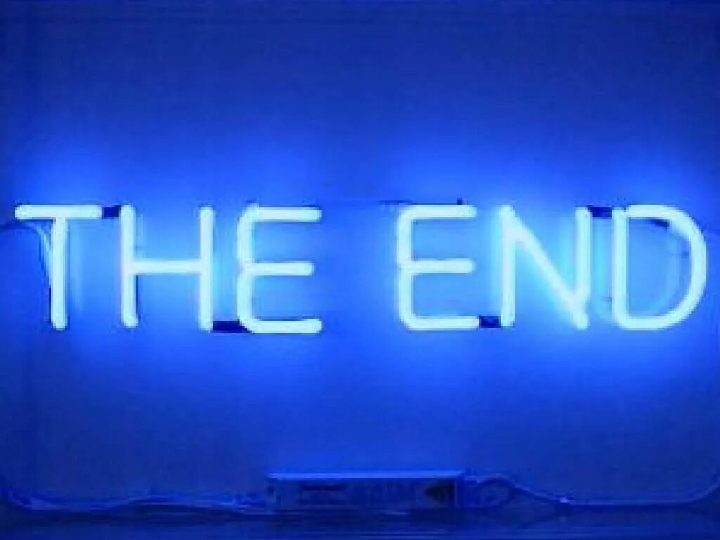 That the end of part. The end неон. конец the end. неоновая надпись конец. the end надпись.