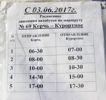 Автобус курортное севастополь