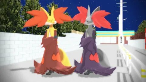 MMD PK Delphox DL by CelestCSilvari on DeviantArt 