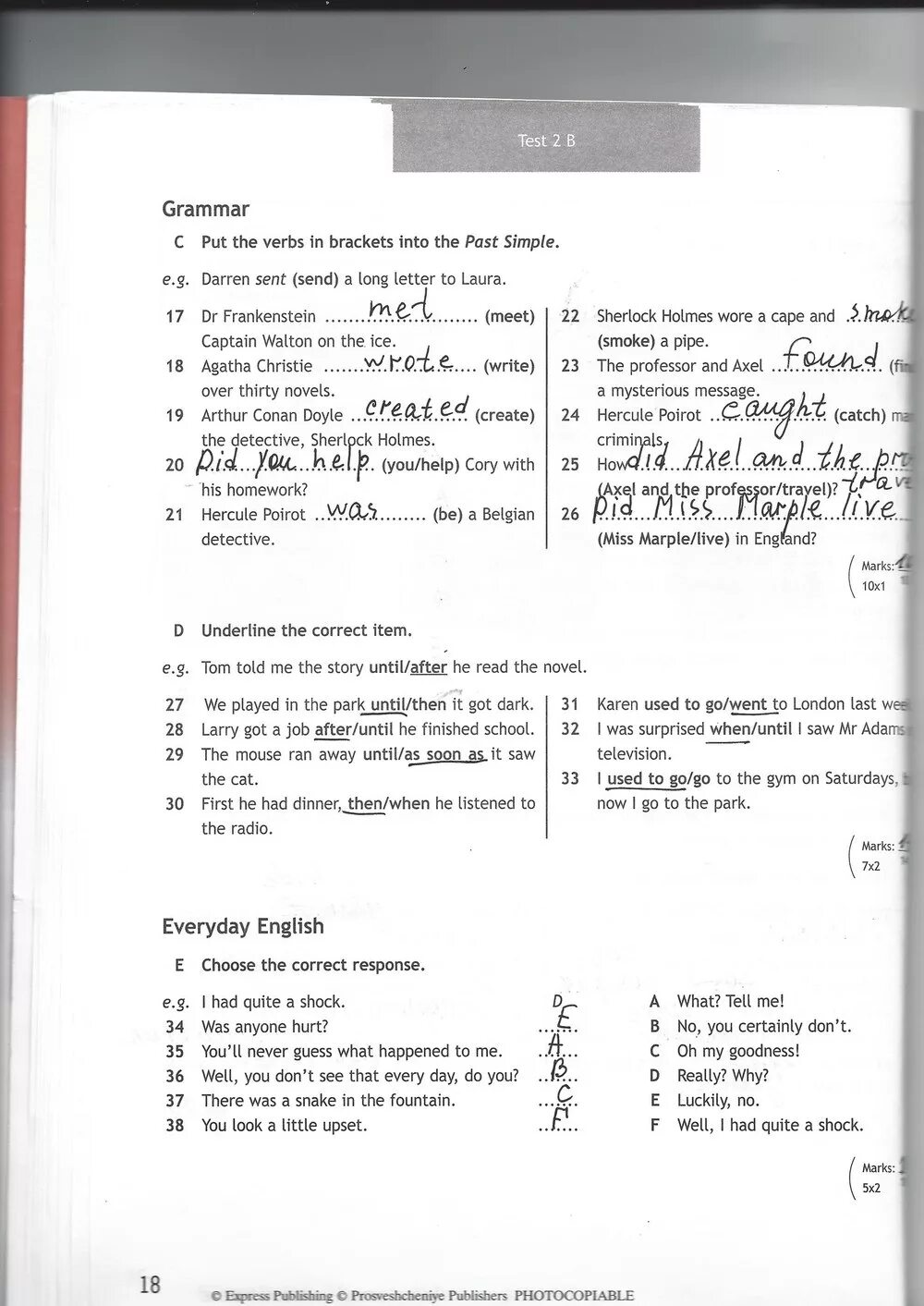 Test spotlight 7 module 7 variant 2. Гдз по английскому тест бук 7 класс Spotlight ваулина. Test booklet 7 класс Spotlight ваулина. Тест по английскому языку 7 класс Spotlight 2b. Тест 2b по английскому языку 8 класс Spotlight ваулина.