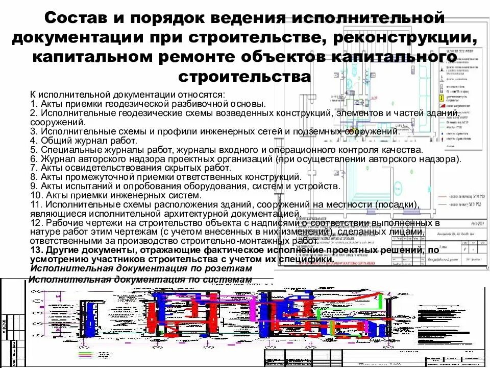 Исполнительно-техническая документация в строительстве. Документация о выполненных работах в строительстве.. Ведение объекта строительства. Порядок ведения исполнительной документации. Переустройство инженерных сетей