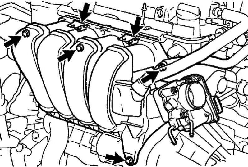 Впускной коллектор 1zz-Fe. Двигатель 1zz Fe впускной коллектор. Двигатель 1zz Fe патрубки. Система охлаждения 1zz-Fe Тойота.