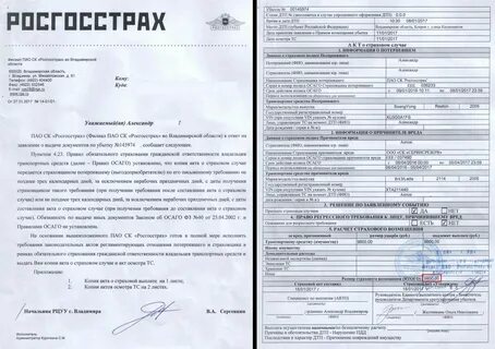 Страховому акту заключение