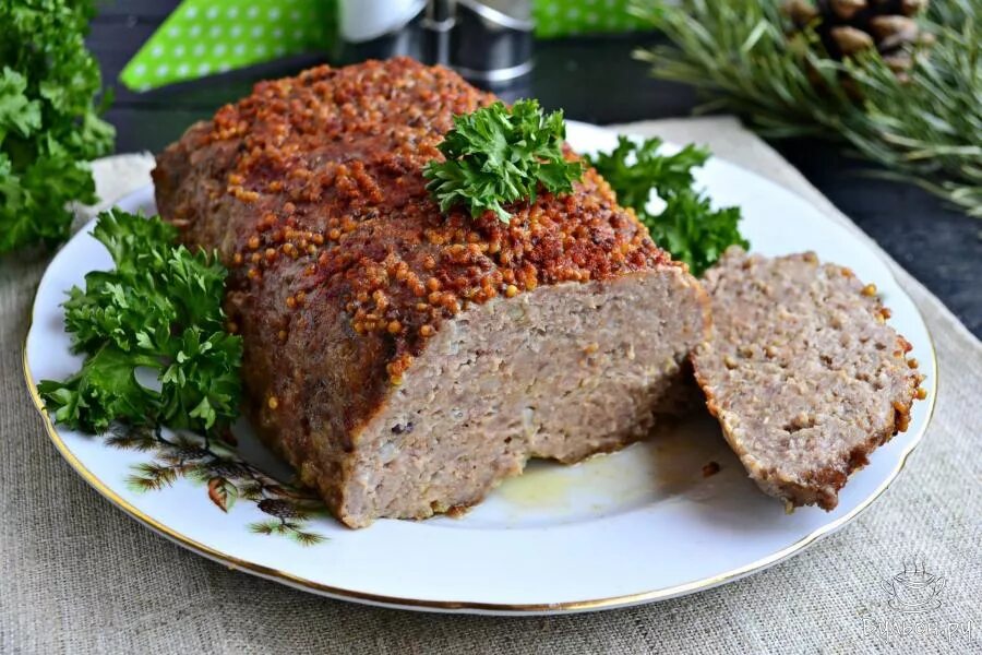 Мясной хлеб в духовке рецепт