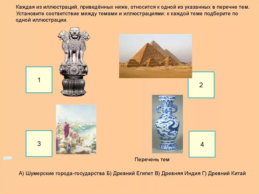 Какая иллюстрация относится к древнему египту. Перечень тем шумерские города государства. Перечень тем а шумерские города-государства б древняя Индия в древний. Каждая из иллюстраций приведенных ниже относится. Каждая из ильстраций приведённых.