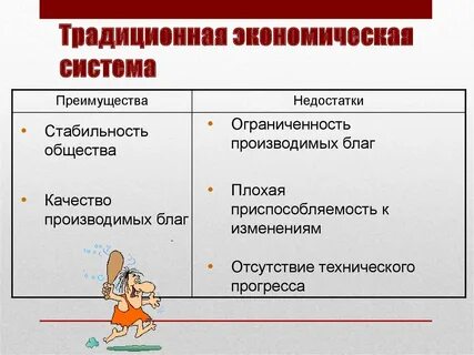 Традиционная система преимущества недостатки
