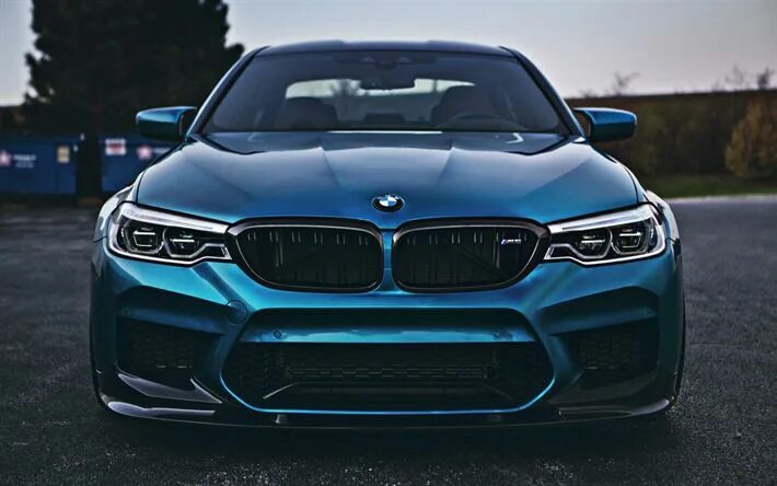 BMW M5 F90 Blue HRE P204 Wheel Wheel Front