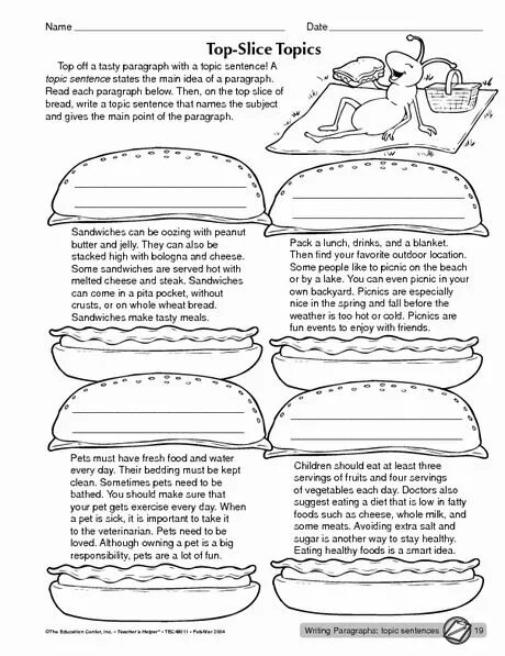 Read the paragraph below. Paragraph topic sentence worksheet. topic sentence worksheets. write topic sentence for paragraphs. topic sentences writing a paragraph.