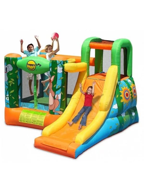 Игровой центр с горкой little tikes. Надувной батут happy hop. Надувной батут happy hop. Батуты надувные детские. Надувной комплекс happy hop.