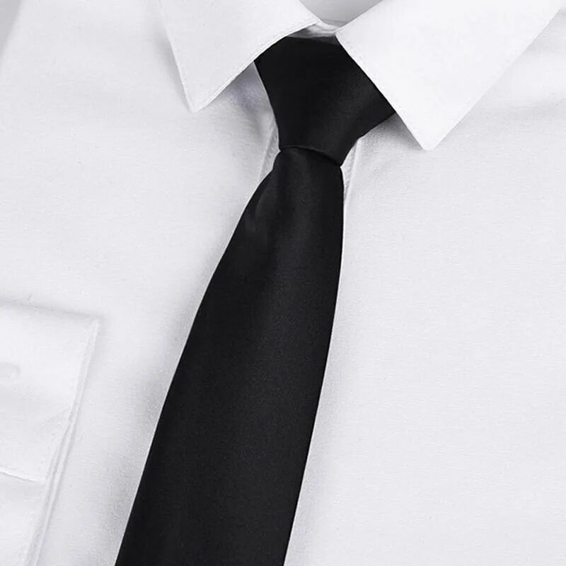 Черный галстук. Галстук мужской. Узкий черный галстук. Тонкий черный галстук. Мужской черный галстук