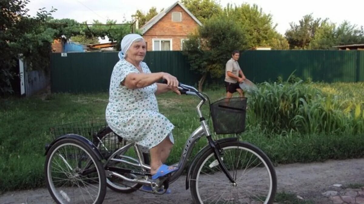 Летом я ездила к бабушке