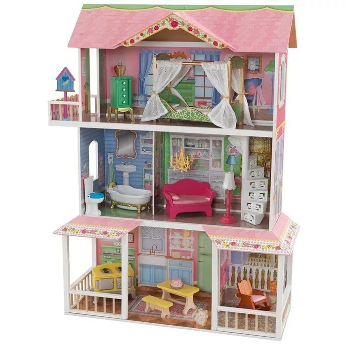 Домик для Барби Кидкрафт. Кукольный домик kidkraft Саванна. Кукольный домик с мебелью для Барби kidkraft. Кукольный домик для Барби «Саванна».