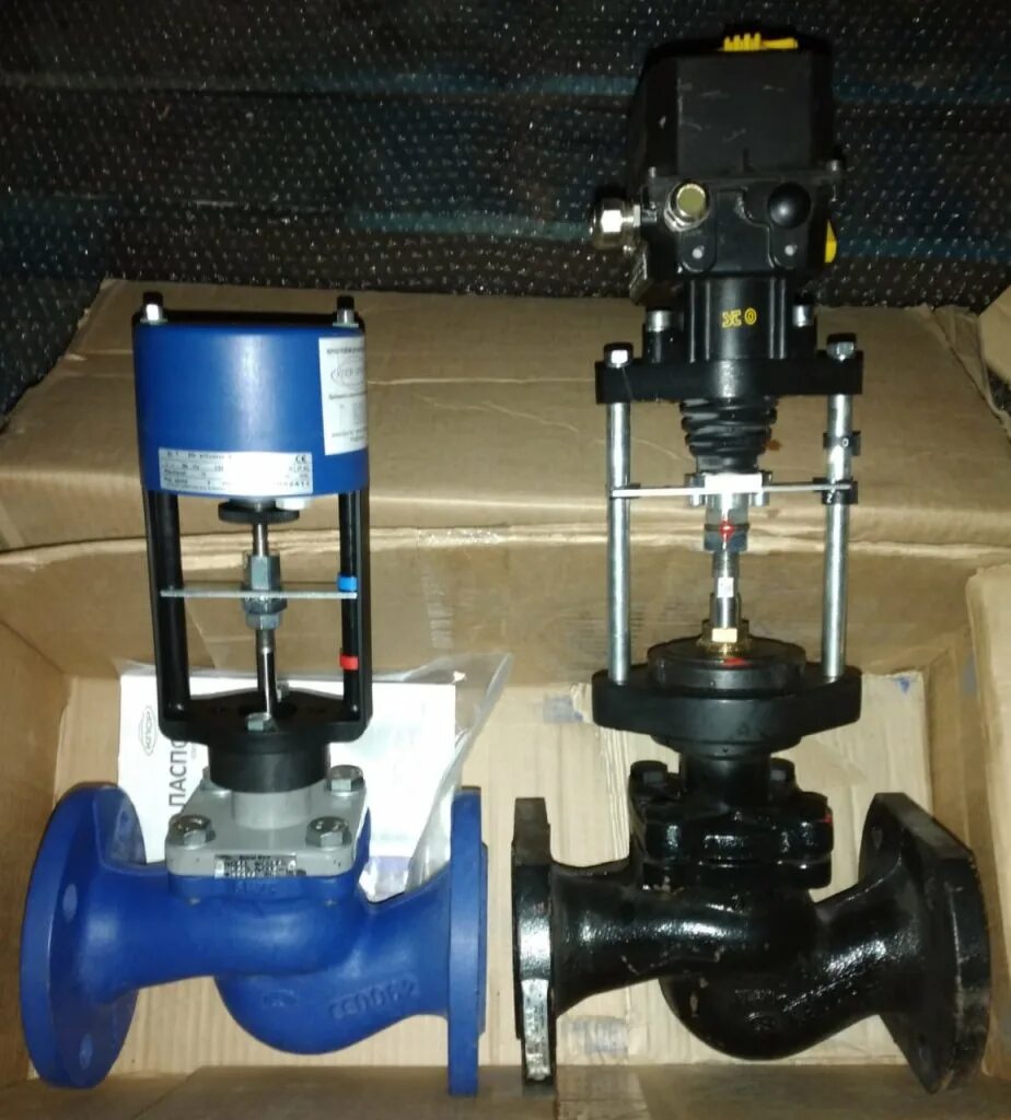 клапан запорно-регулирующий (кзр) 25ч945п. регулирующий клапан кзр 25ч945п. 0 25 ч. регулирующий клапан двухседельный 25ч37нж назначение. клапан 25ч945п с электроприводом.