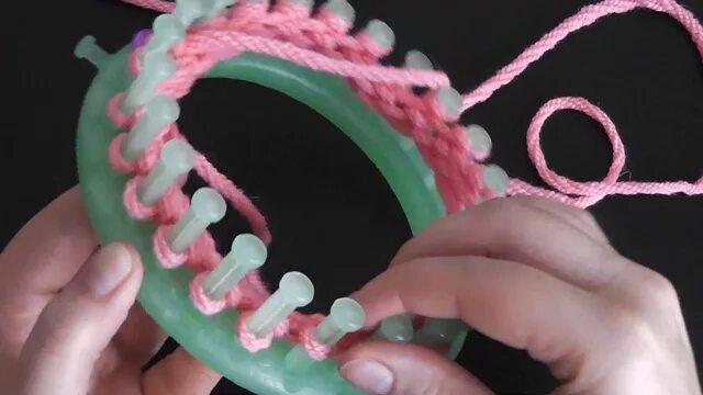 Струга трим лум пюник. Вязание на луме. лумы для вязания. круглый лум самоделка. вязание на луме видео.