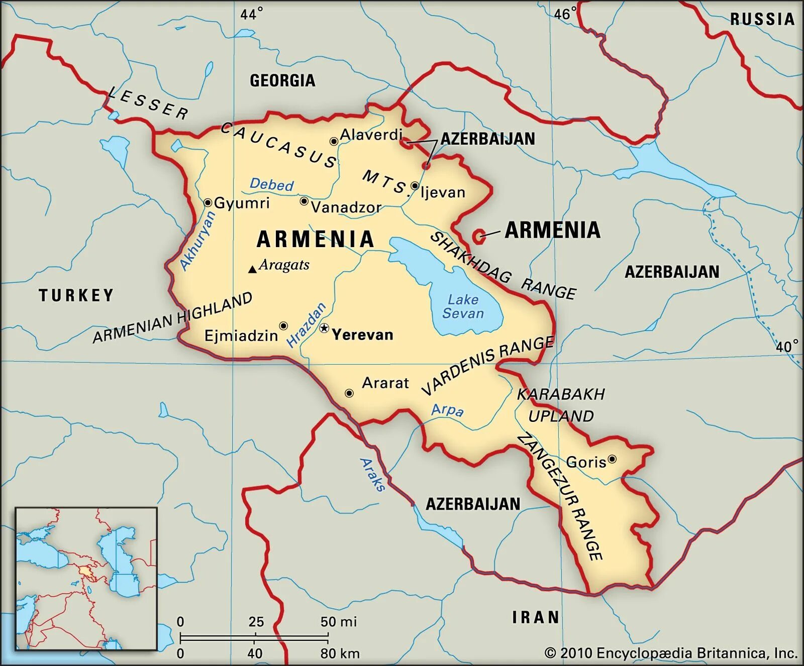 Армения расположена. Ереван на карте Армении. Армения на карте с границами. Армения карта географическая. Географическое положение Армении на карте.