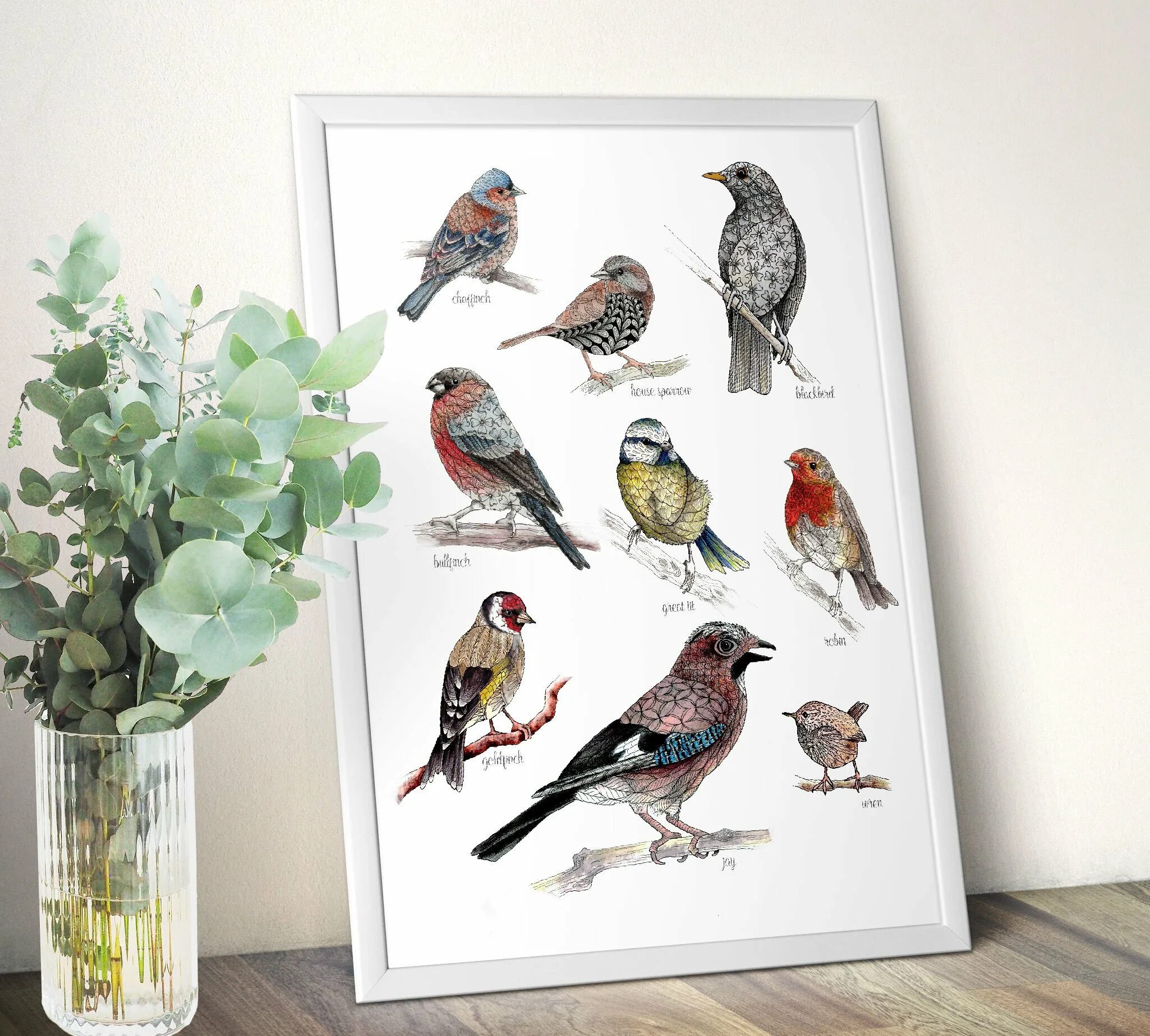 Постеры с птичками. Постеры с птицами для интерьера. Идеи для постеров с птицами.