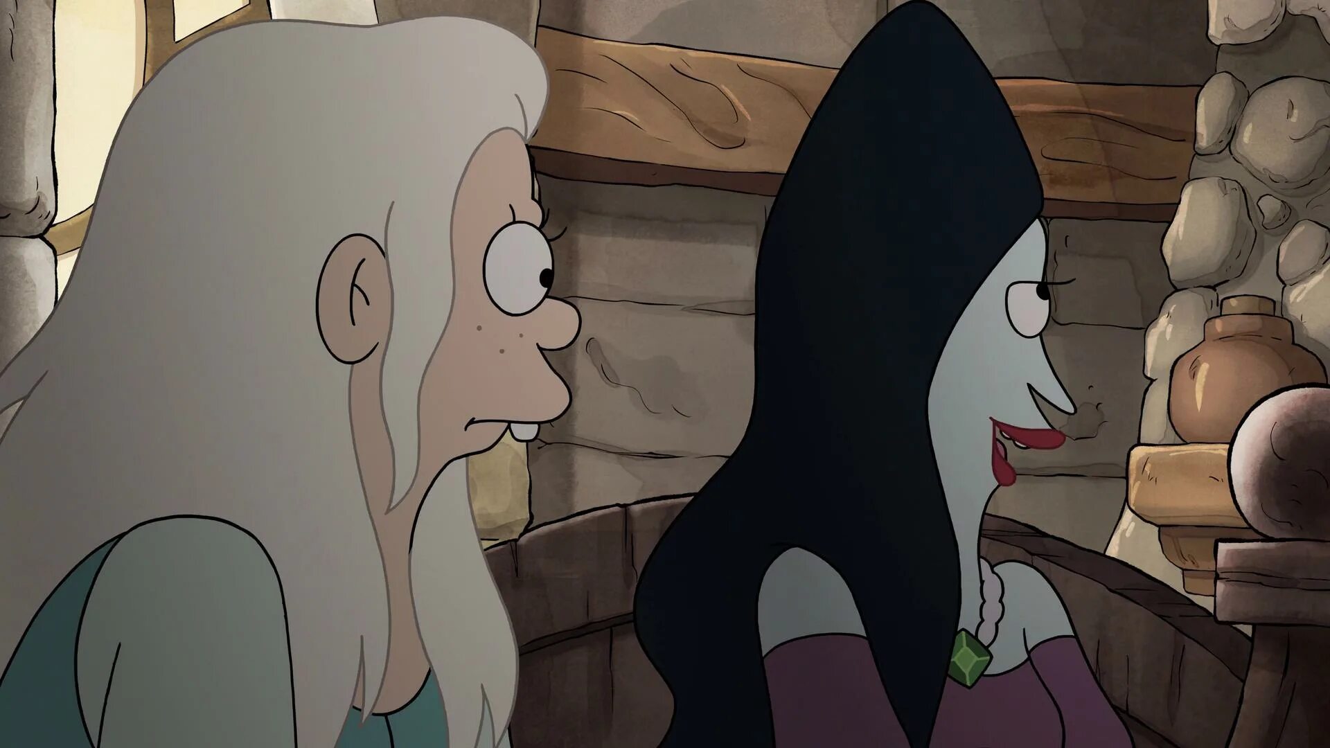 Принц дерек disenchantment. Эльфа из разочарования. Разочарование 18. Симпсоны футурама разочарование. Разочарование 18.