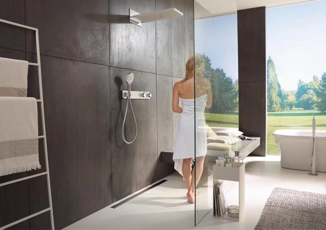 24001400 Hansgrohe. Hansgrohe RAINSELECT 15357400. Термостат Hansgrohe RAINSELECT для душа. Shower system