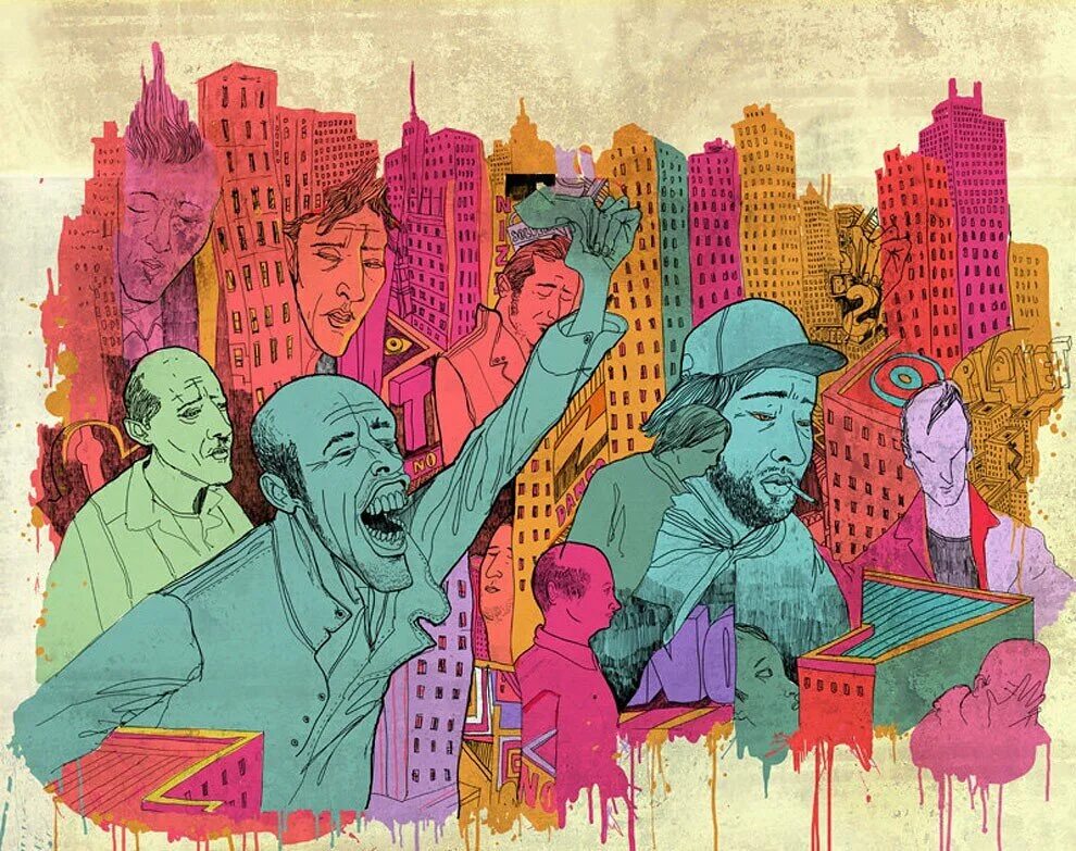 Современное общество общество деловых. Иллюстрации стива каттса. аргентинский художник стив каттс. стив каттс современное общество. современность иллюстрации.