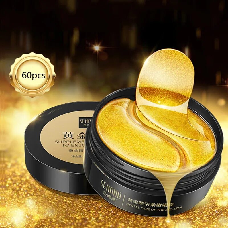 Гидрогелевые патчи gold. Senana патчи. 24k Gold омолаживающие патчи для глаз. Senana Supplement Collagen to enjoy Eye. Патчи с 24 каратным золотом и коллагеном.