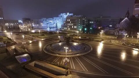 Минск ночное время