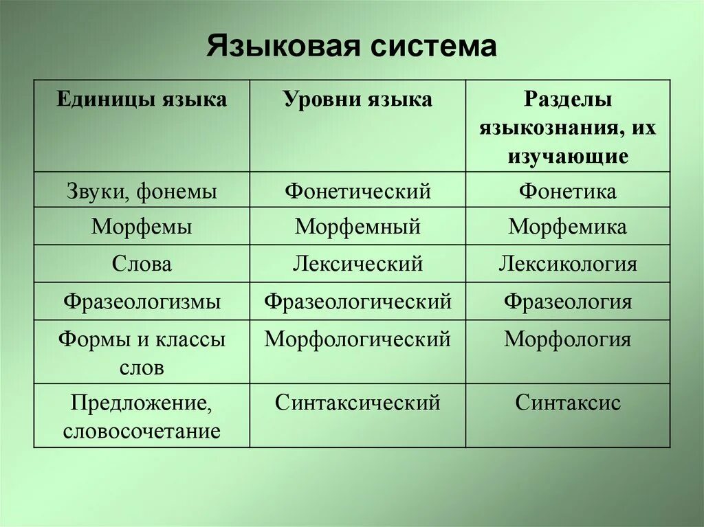 Структурные элементы языковой системы. Уровни языковой системы русского языка. Уровни и единицы языка. Основные уровни языковой системы. Высший уровень русского языка