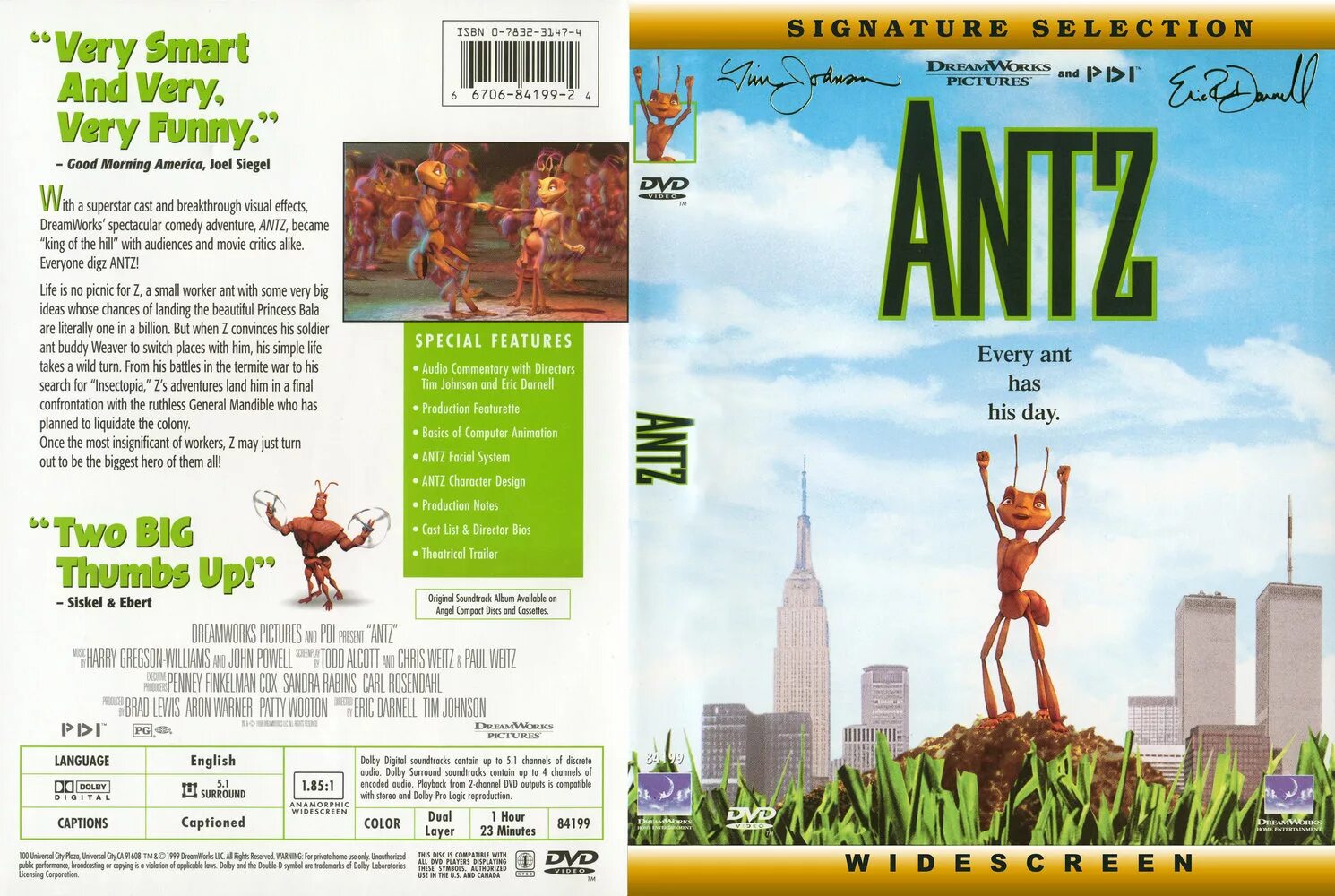 Switched places. Муравей Антц двд. Antz 1998 DVD. Муравей Антц DVD.