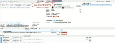 Review changes