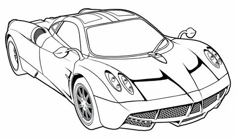 pagani coloring pages