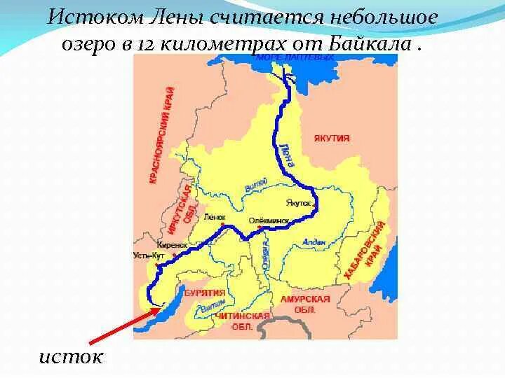 Лена протекает через. Река Лена от истока до устья. Лена Исток и Устье. Река Лена на карте от истока до устья. Исток реки Лены на карте России.