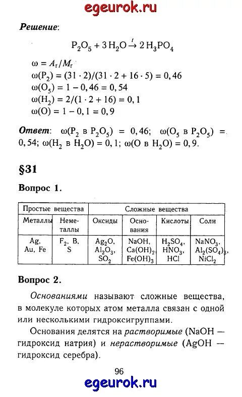 Химия 8 класс страница 83 таблица Скачать картинку ХИМИЯ 8 КЛАСС УРОКИ № 30