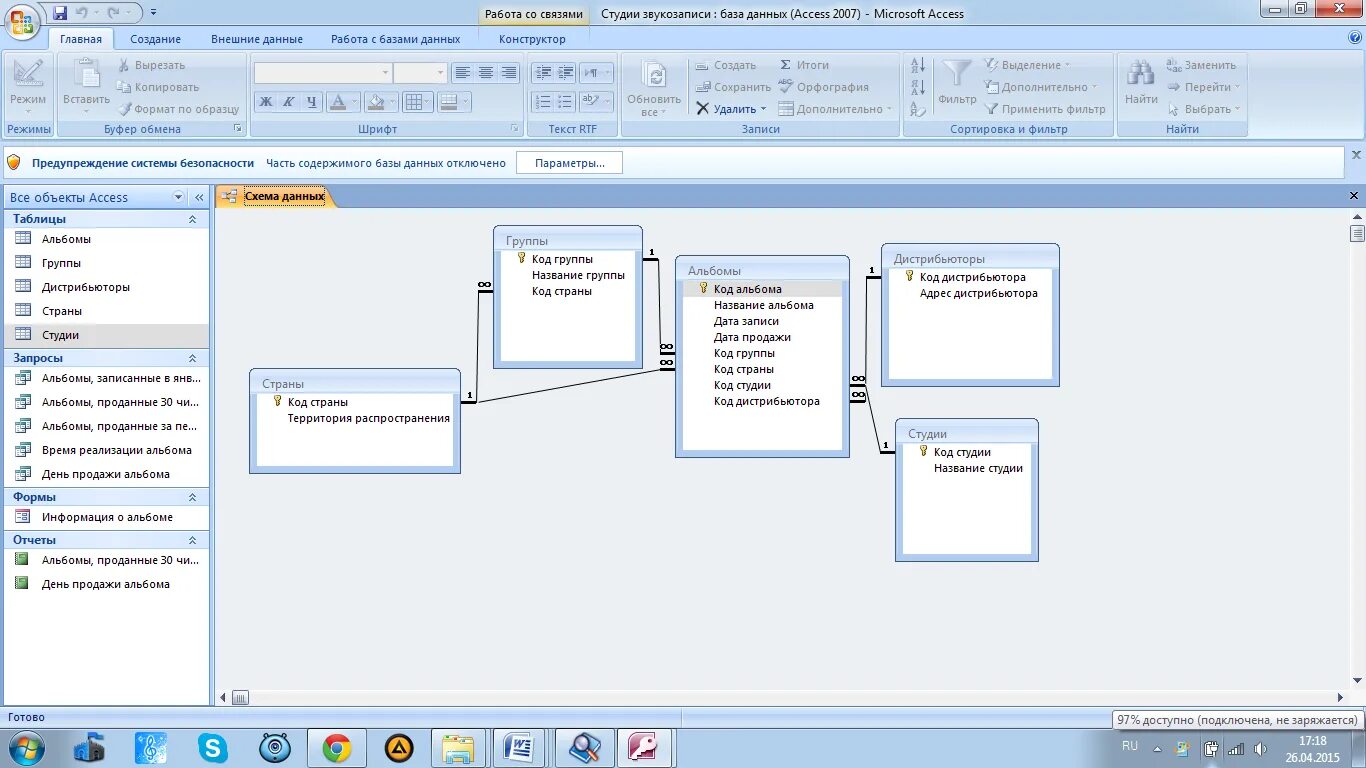 База данных студия звукозаписи access. Базы данных. Студия звукозаписи база данных. База данных фотостудия.