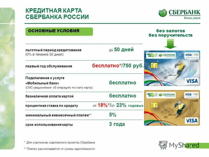 Выпущено сбербанком кредитных карт