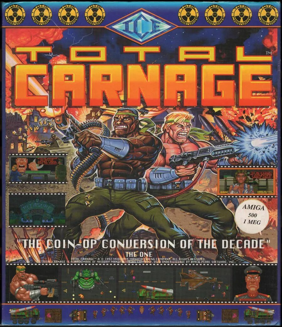 Total carnage. Total Carnage игра. Игры на амига. Диск 200 лучших игр всех жанров. Total Carnage dos.