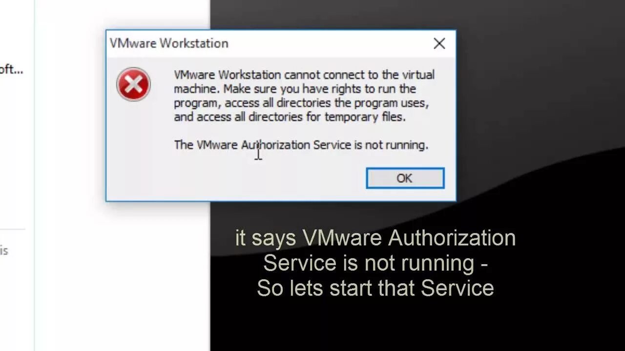 VMWARE ошибка. Service authorization. VMWARE ошибка при запуске виртуальной машины. Ошибка Corona Error message.