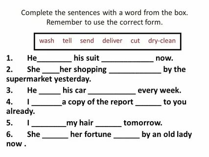 Complete the sentences a computer is