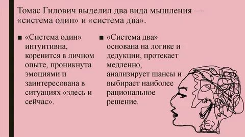 Мышление 2 предложения