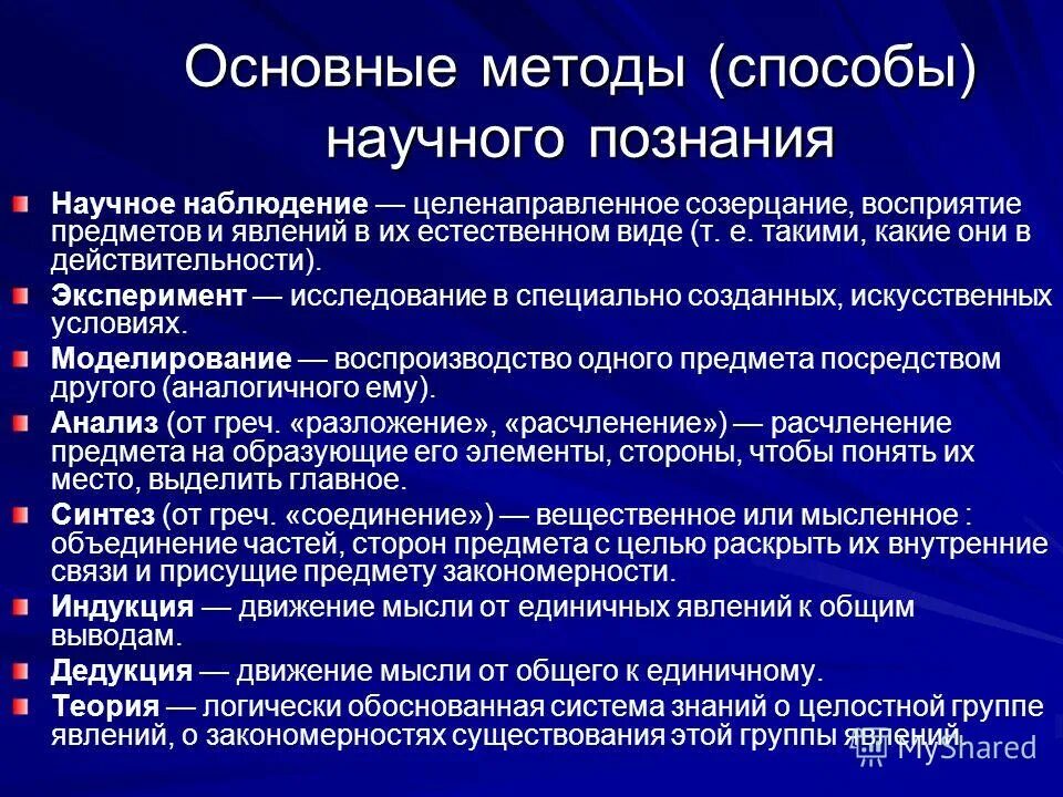 2 методы научного познания. Основные методы научного познания. Основные способы и методы научного познания. Методы научного знания. Методы научного познания в философии.