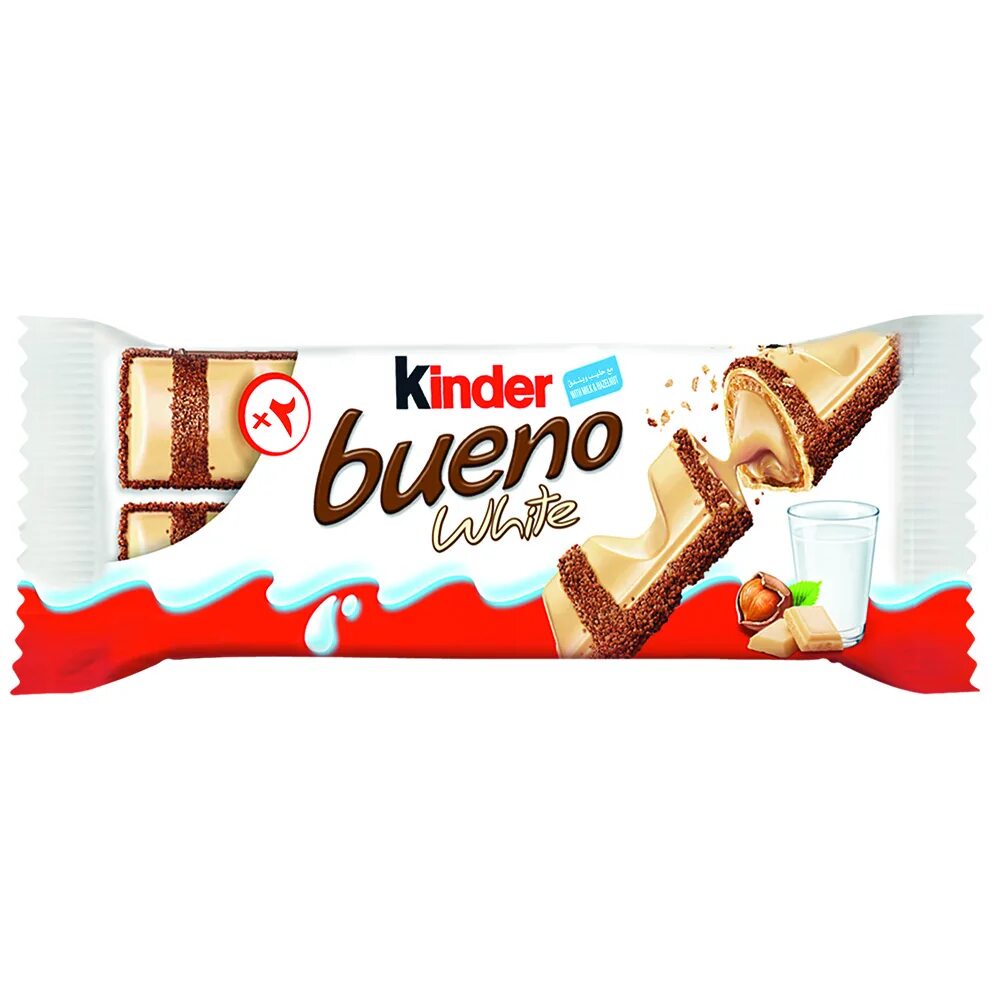 Киндер с начинкой. Kinder bueno батончик в белом шоколаде 39г. Батончик kinder Буэно 39гр. Вафли kinder bueno White 39г. Вафли Киндер Буэно в белом шоколаде 39 г.