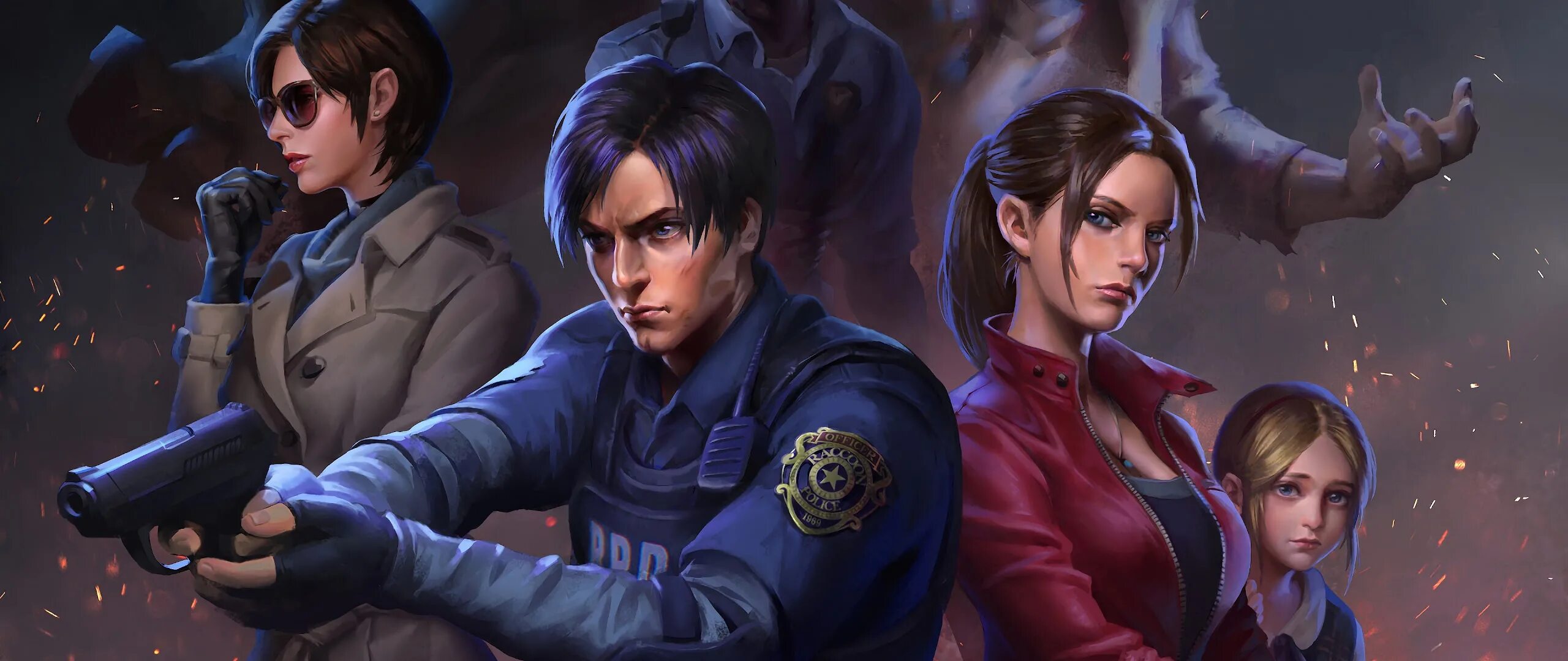 Resident Evil 2 (игра, 2019). Resident Evil обои. Resident Evil 2 обои на рабочий стол 1920х1080. Resident evil 2 единорог