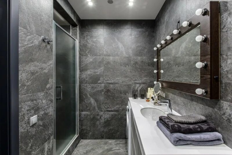 Ванная комната 2023 фото. Ванная в сером стиле. Ванная в стиле лофт серая. Мрамор в ванной лофт. Ванная комната в сером стиле.