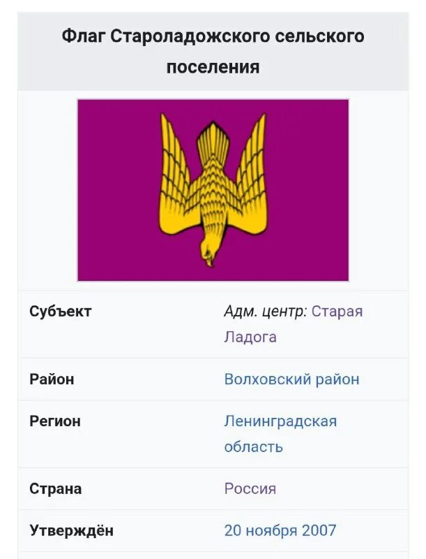 Герб старой ладоги