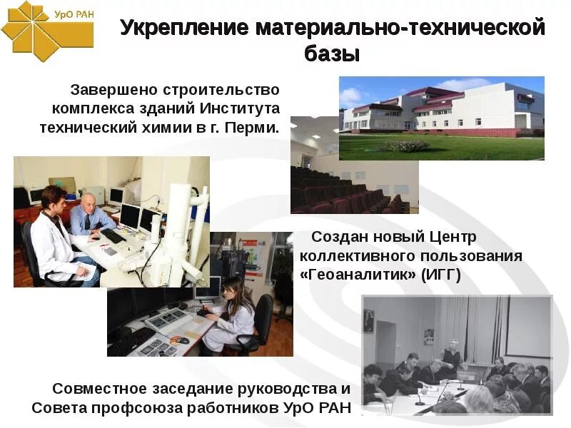 Игг ран. Уро ран. уральское отделение ран. уро ран пермь. институт технической химии.