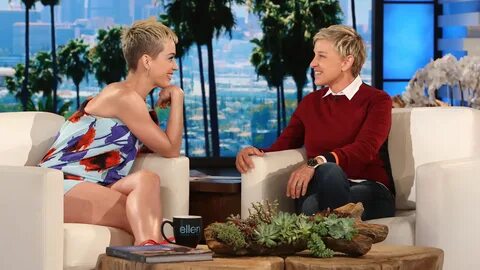 Katy Perry tells Ellen DeGeneres the real reason behind her blond buzz cut.
