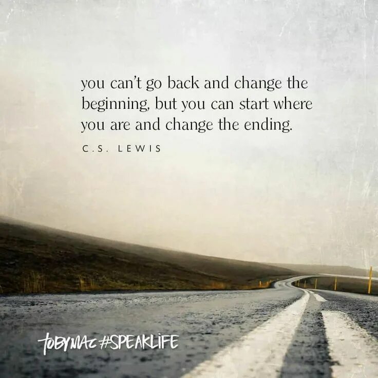 Start where you are. Библия и дорога. Where is the begging of the end by which the begging ends перевод.