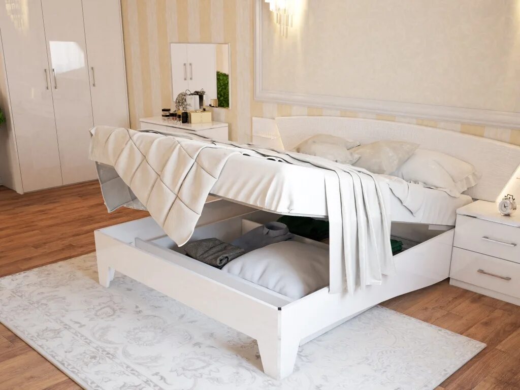 Кровать на ножках с подъемным. Белая деревянная кровать. Кровать белая дерево. Белая деревянная кровать с ящиками. Кровать двуспальная белая деревянная.