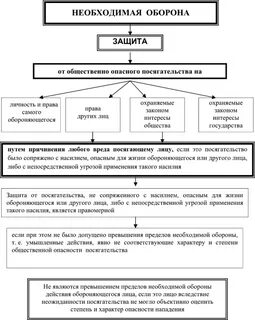 Лица имеющие право на необходимую оборону